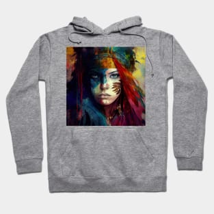 Powerful Warrior Woman #10 Hoodie